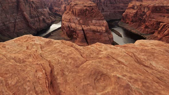 View of Horseshoe Canyon, Utah, USA