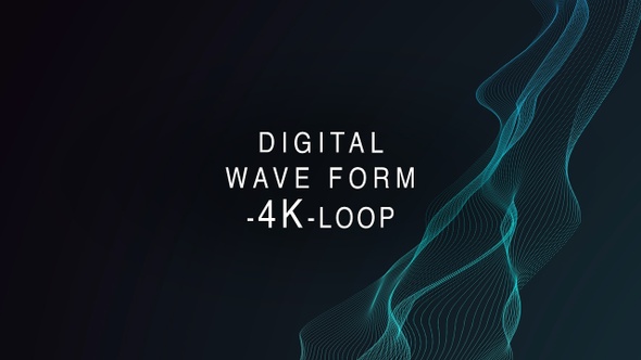 Digital Wave Form Background