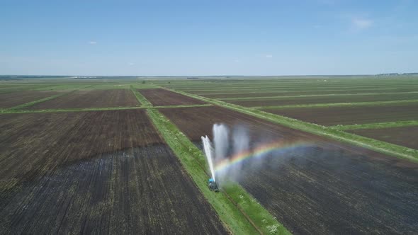 Irrigation System on Agricultural Land