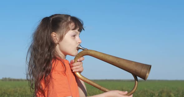 Child with a Horn