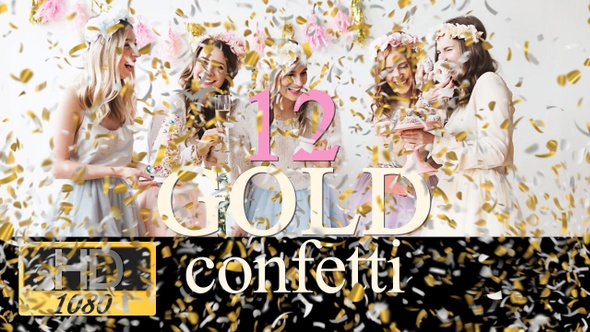 Gold Confetti