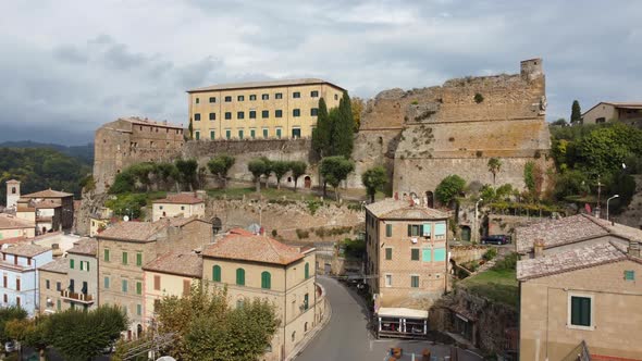 Sorano Medieval Town in Tuscany, Italy