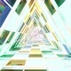 Crystal Mirrored Triangle Vj Loop Background 4K - VideoHive Item for Sale
