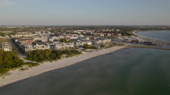 Aerial view of Lomma Sweden