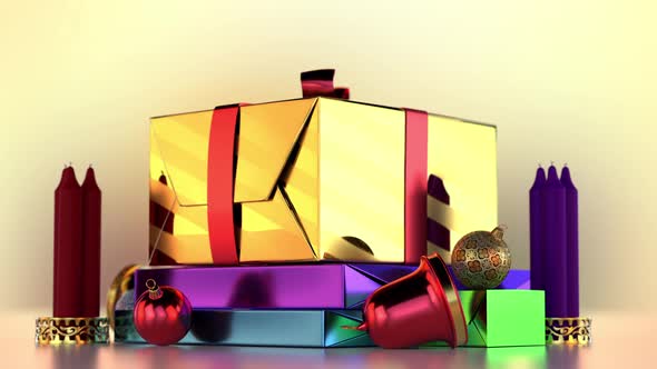 Christmas Bundle Bokeh Seamless Loop alt