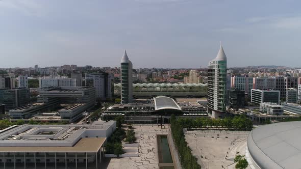 Altice Arena Nations Park Aerial View