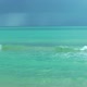 Beautiful Blue Sea with a Wave Before the Rain Dark Clouds in the Sky - VideoHive Item for Sale