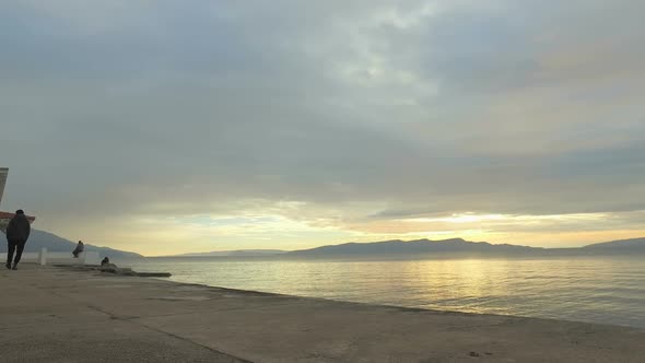 Panoramic view of sea