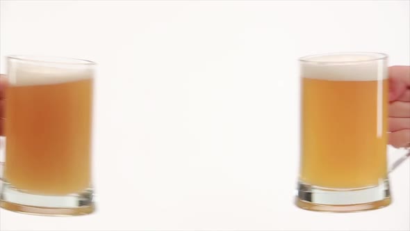 Clink Glasses with Beer