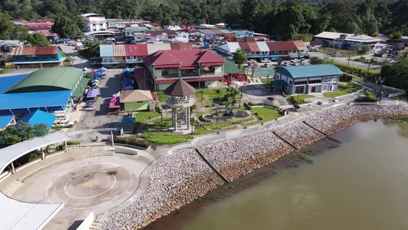 The Towns of Sarawak, Borneo, Malaysia