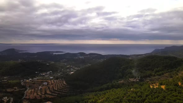 Sa Talaia mountain in Ibiza, Spain