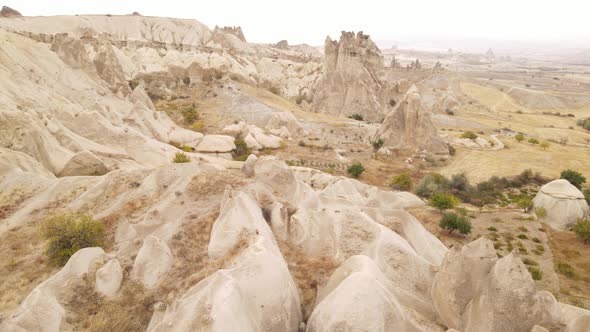 Aerial View Cappadocia Landscape