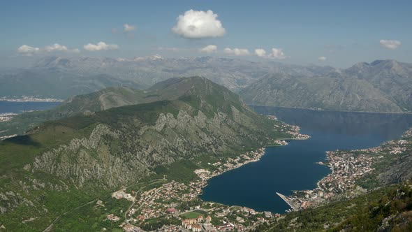 Time lapse from Kotor bay 