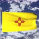 New Mexico Flag Waving 4k - VideoHive Item for Sale