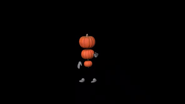 Cartoon Pumpkin Dance IV