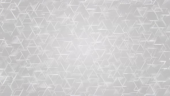White Triangles Abstract Background