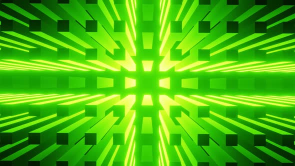 Seamless loop green VJ HD background.