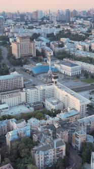 Kyiv Ukraine Aerial View of the City