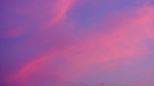 Pink skyEvening Dusk Cloud on Sunsetidyllic Nature Clouddramatic Sunlight with Majestic Peaceful Sky