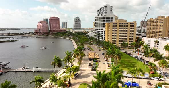 Aerial Video Meyer Amphitheater West Palm Beach Fl 5k