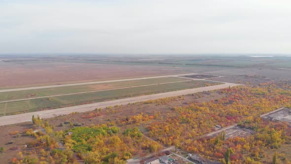 Abandoned Airport Panorama