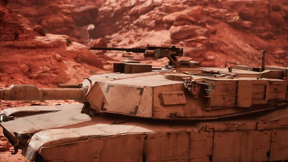 American Tank Abrams in Afghanistan