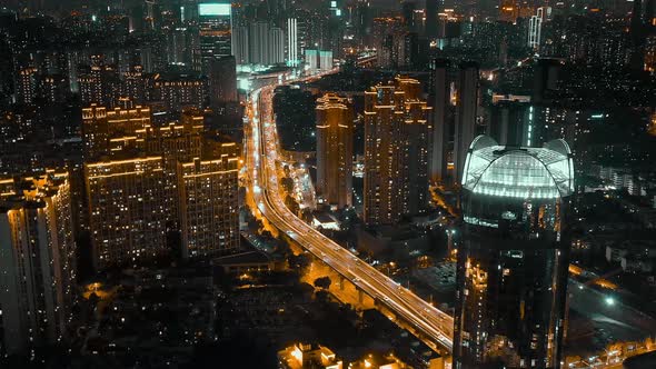 City night scene