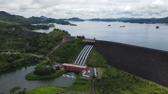 Aerial View of Fish Farms in Norway