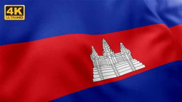 Cambodia Flag - 4K