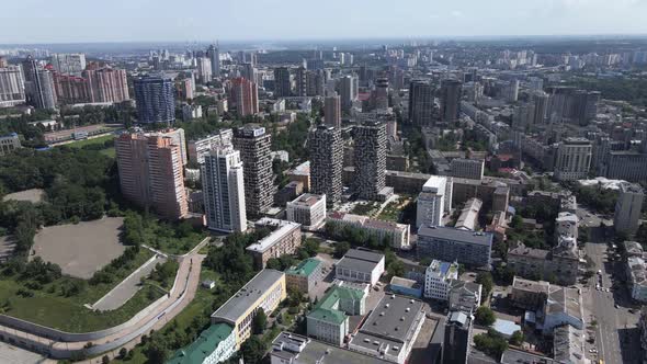 Aerial View of Kyiv By Day. Ukraine