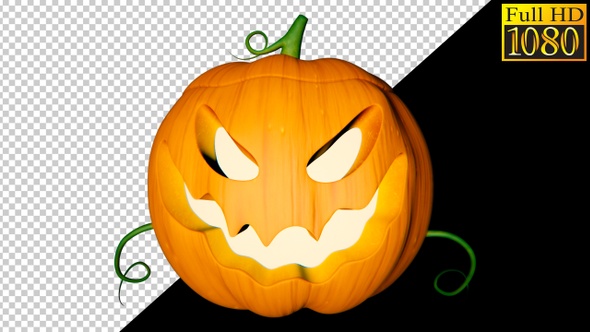 Helloween Pumpkin Video Loops Pack 002