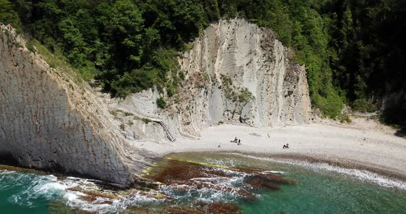 Skala Kiseleva is a Natural Monument on the Territory of the Tuapse District of the Krasnodar