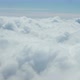 The View From the Airplane Window is a Thick Layer of White Clouds - VideoHive Item for Sale
