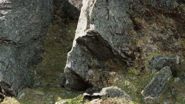 Close Up of Rocky Stones Formation