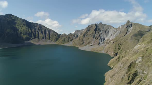 Crater Lake Pinatubo Philippines Luzon