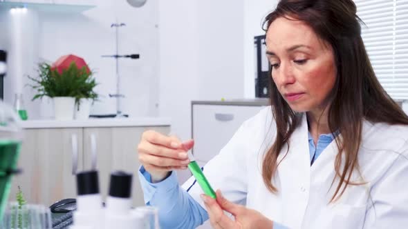 Portrait of Female Bio Researcher