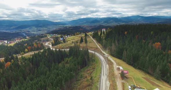 Carpathians Mountains Autumn