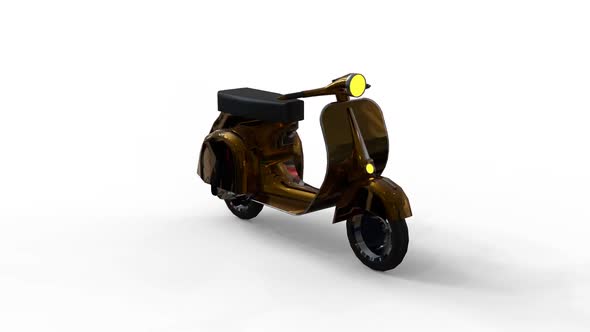 Modified old scooter