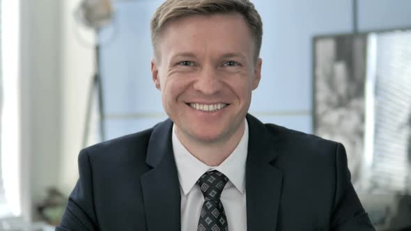 Portrait of Smiling Businessman