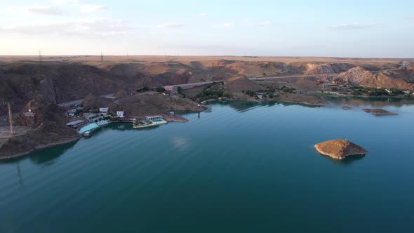 A Small Island in the Middle of Bay