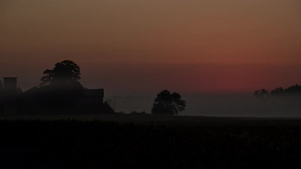 Sunrise timelapse in Waterloo