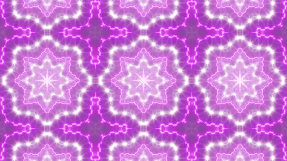 VJ Blinking Purple Light Kaleidoscope Lamp 4K Loop 01