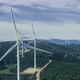 Wind turbines, renewable energy on a green hill - VideoHive Item for Sale