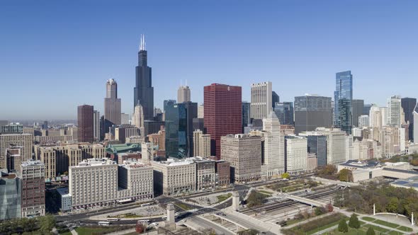 Chicago Cityscape - Aerial View