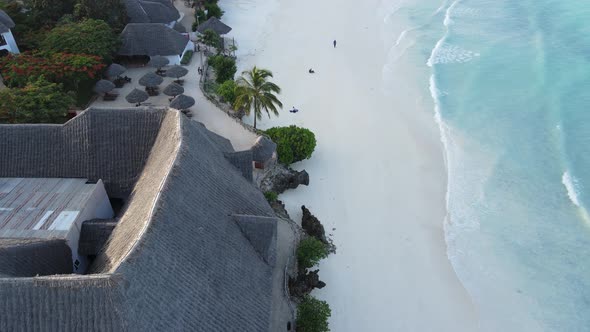 Ocean Near the Coast of Zanzibar Tanzania