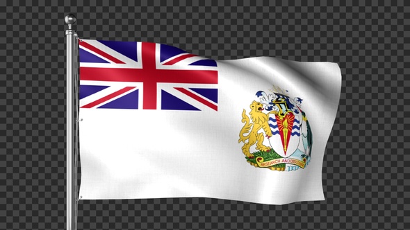 British Antarctic Territory Flag