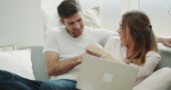 Happy Couple Spending a Lovely Time Together