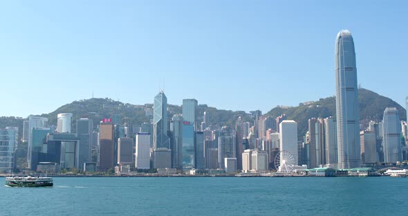 Hong Kong urban cityscape