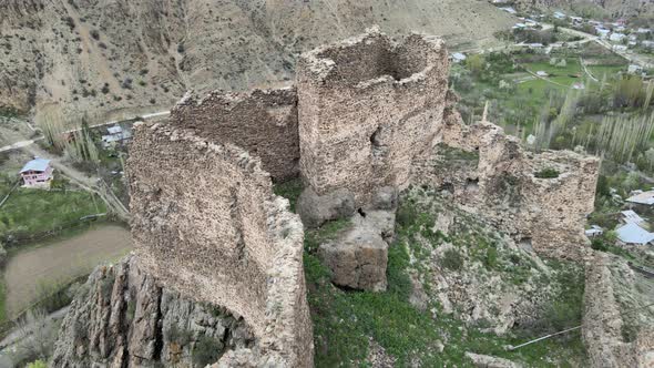 historic medieval castle ruins