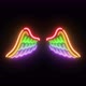 Neon Angel Wings - VideoHive Item for Sale